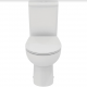Λεκάνη Πορσελάνης Ideal Standard Eurovit και W007301 Rimless Λευκή Οριζόντιας Αποχέτευσης 
